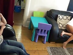 Piccolo Cheerleader incontra il grande nero dong video vecchie pelose